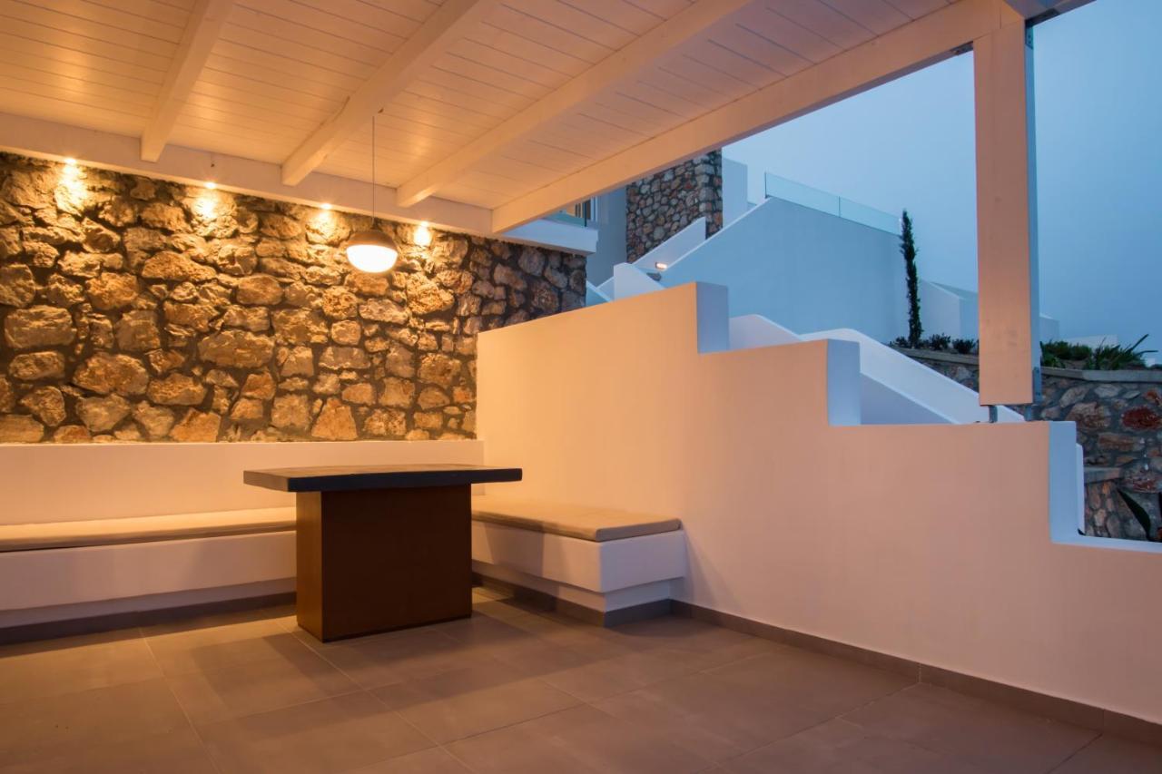 Theros Luxury Villas Damatria Exterior photo