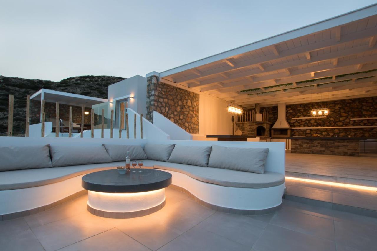 Theros Luxury Villas Damatria Exterior photo
