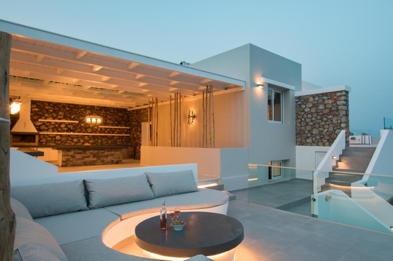 Theros Luxury Villas Damatria Exterior photo